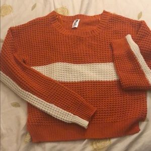 Knitted sweater shirt